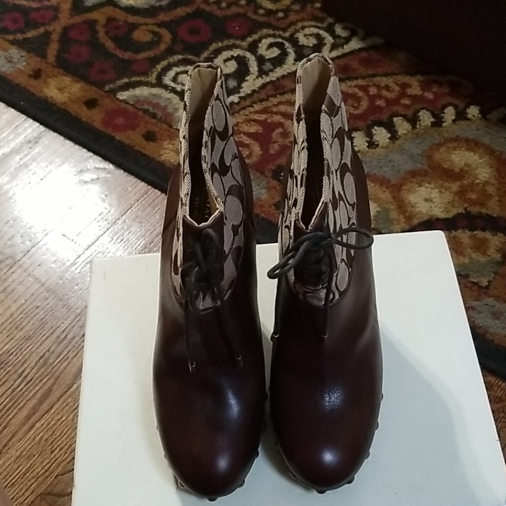 Coach Heel Boots